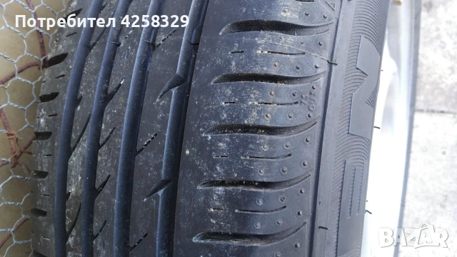 Железни джанти със летни гуми за поло 6n2  шкода Сеат., снимка 2 - Гуми и джанти - 53667313