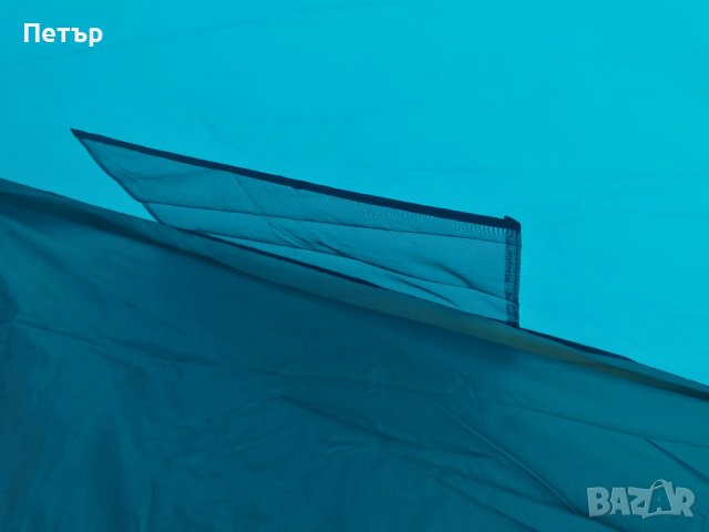 Продавам чисто нова синя много лека двуслойна палатка с алуминиеви рейки и два входа , снимка 7 - Палатки - 41573471