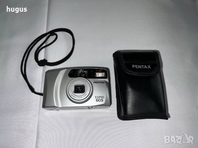 Pentax Espio 60S Point and Shoot 35mm Film Camera, Zoom w/ Original Soft Case