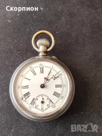 Швейцарски джобен часовник 1925г. - ПЕРФЕКТЕН - ПРОМОЦИЯ, снимка 2 - Джобни - 50421505