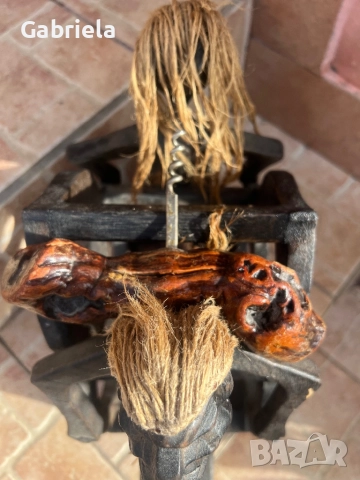 Ръчно изработена стойка за вино, снимка 3 - Декорация за дома - 52602781