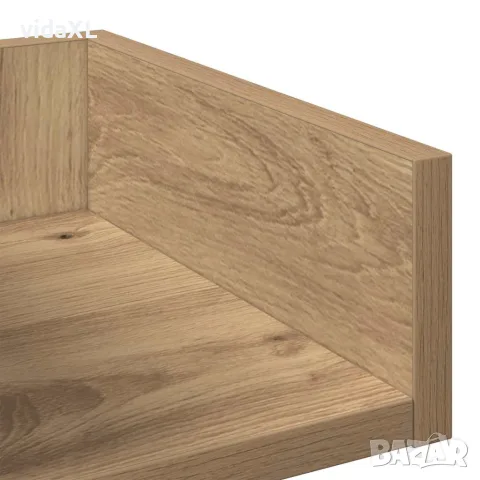 vidaXL Библиотека, дъб артизан, 48x25,5x140 см, инженерно дърво, снимка 7 - Етажерки - 56148205