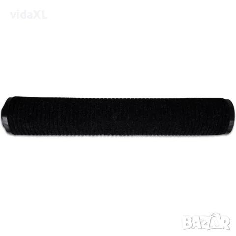 vidaXL Изтривалка за врата, черна, 90 x 120 см, PVC, снимка 3 - Изтривалки - 56146344