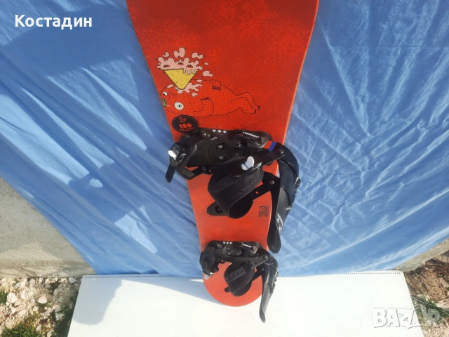 Сноуборд Salumon Drift Rocker 156см. с автомати, снимка 4 - Зимни спортове - 53791091