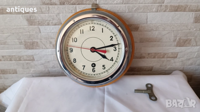 Стар руски корабен часовник - ОЧЗ - 1970" год, снимка 7 - Антикварни и старинни предмети - 53704933