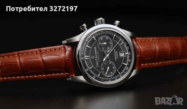 Carl F. Bucherer кварцов часовниk,водоусточив,дата,хронограф, снимка 3 - Мъжки - 41798887