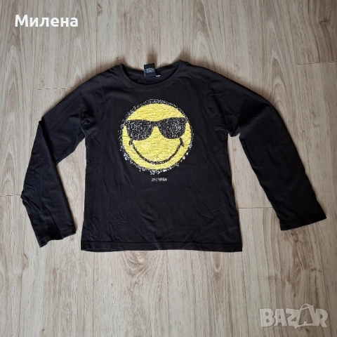 Блуза с дълъг ръкав Smiley World -146/152 см.