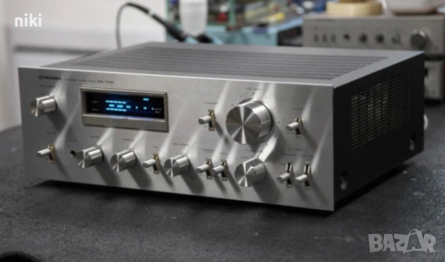 Pioneer SA-708 Blue Line Top model, снимка 3 - Ресийвъри, усилватели, смесителни пултове - 53761459