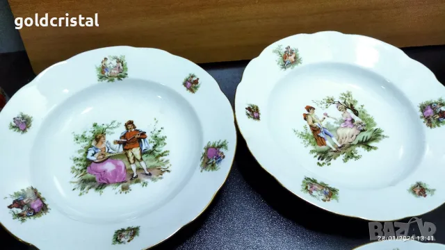стар полски порцелан чинии за хранене , снимка 7 - Антикварни и старинни предмети - 48870681
