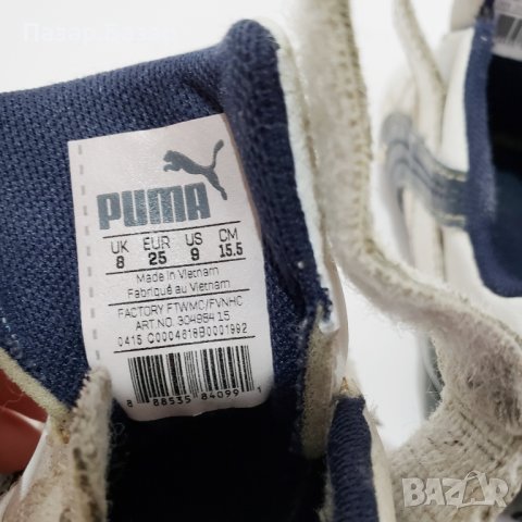 PUMA Kinder-Fit Tune Cat 304984 Кожени Детски Маратонки 25 15.5см, снимка 6 - Детски маратонки - 42650551
