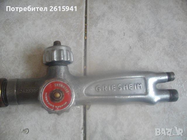Профи Голям Резак За Оксижен с 4 Крана-MESSER GRIESHEIM-56см/52см/47см-Кислородно-Ацетиленово Рязане, снимка 18 - Други инструменти - 42165423