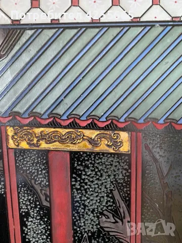 Продавам стара китайска картина,живопис рисувана върху стакло, снимка 8 - Антикварни и старинни предмети - 48155167