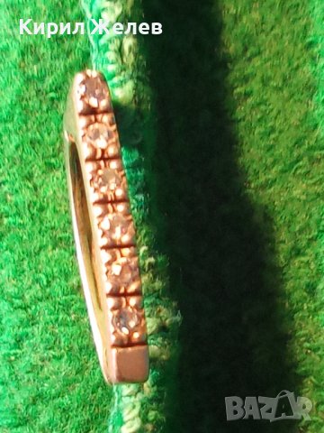 ЕЛЕГАНТНА СРЕБЪРНА СКЪПОЦЕННА АНГЛИЙСКА АР ДЕКО ОБЕЦА СРЕБРО 925 с ЮВЕЛИРНО ФАСЕТИРАНИ ЦИРКОНИ 38209, снимка 7 - Обеци - 40938866