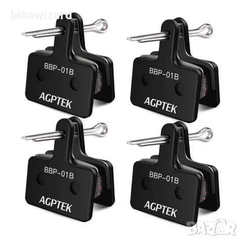 4-ри комплекта накладки за дискова спирачка на  велосипед НОВИ