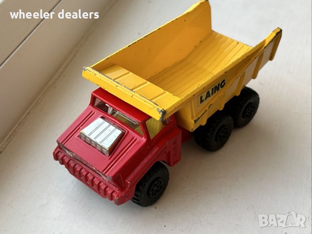 Метална количка Matchbox 1973 BIG TIPPER K-4 LAING