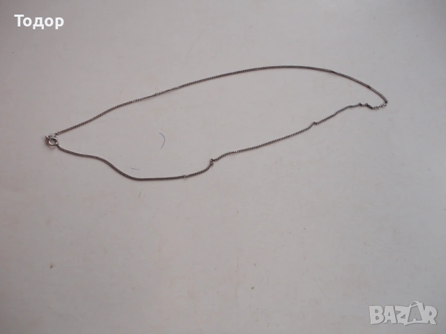 Сребърна верижка колие 17, снимка 7 - Колиета, медальони, синджири - 53305310