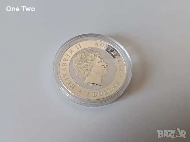 Сребърна монета, 1 oz Австралийска кукабура 2013, 99.99% сребро, снимка 5 - Нумизматика и бонистика - 56208333