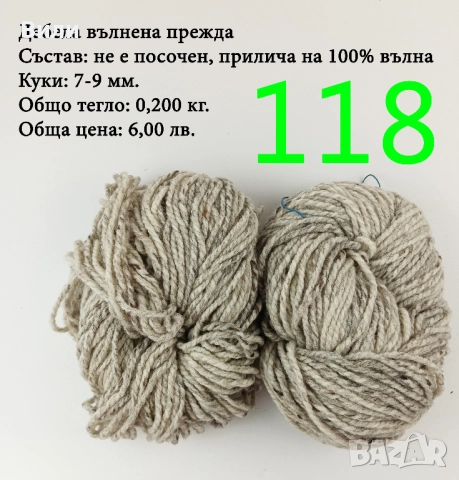 Евтини прежди в малки количества - нови и остатъци, снимка 4 - Други - 52042357