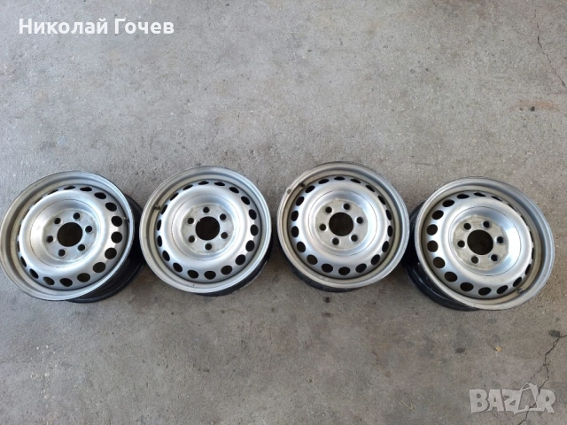 Комплект 4 бр. стоманени джанти 16" за Mercedes Sprinter / VW Crafter (6 1/2Jx16H2 ET62)