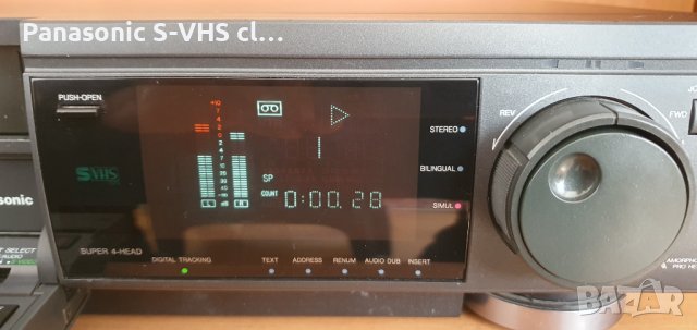 Видео Panasonic NV-FS100EG S-VHS HI-Hi stereo SP/LP, снимка 4 - Плейъри, домашно кино, прожектори - 44247755