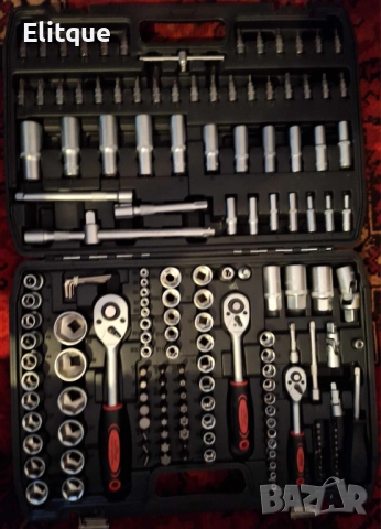 Куфар с инструменти Гедоре 172 части с 3 броя тресчотки, снимка 2 - Други стоки за дома - 52862433