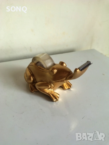 Страхотна Златна Канцеларска Жаба, снимка 4 - Ученически пособия, канцеларски материали - 52787229