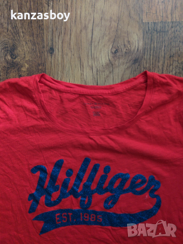 Tommy Hilfiger - страхотна дамска тениска , снимка 2 - Тениски - 36392881