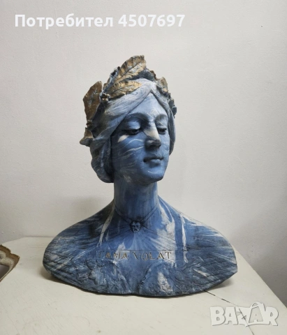 Бюст фклуптора Франция., снимка 5 - Антикварни и старинни предмети - 53035168