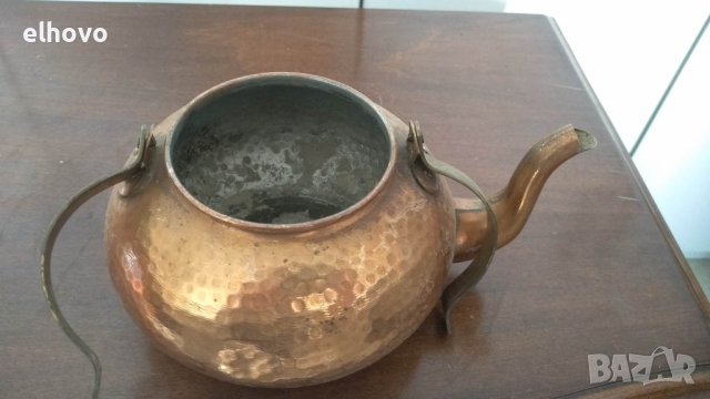 Меден чайник, снимка 6 - Антикварни и старинни предмети - 39358322