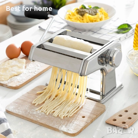 Машина за паста InnovaGoods - неръждаема стомана за спагети, юфка и лазаня , снимка 2 - Други - 52986225