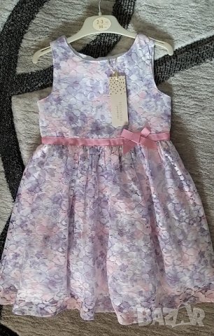 Официална рокля с дантела, снимка 2 - Детски рокли и поли - 34072897