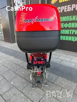 Електрически скутер / велосипед MAXMotors (червен), снимка 5 - Мотоциклети и мототехника - 53702898