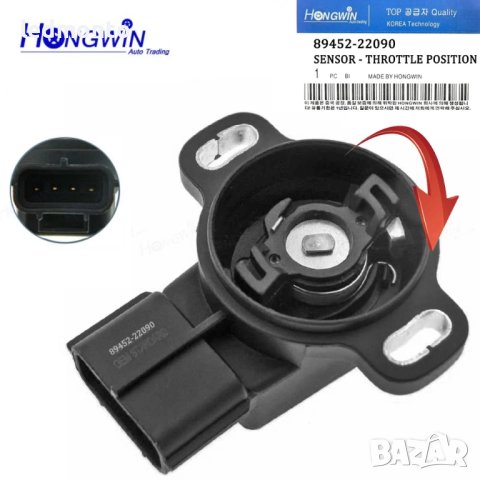 TPS датчик (89452-22090) LEXUS, Toyota Camry, RAV4, Corolla Датчик положението на дроселовата клапа, снимка 3 - Части - 44200098
