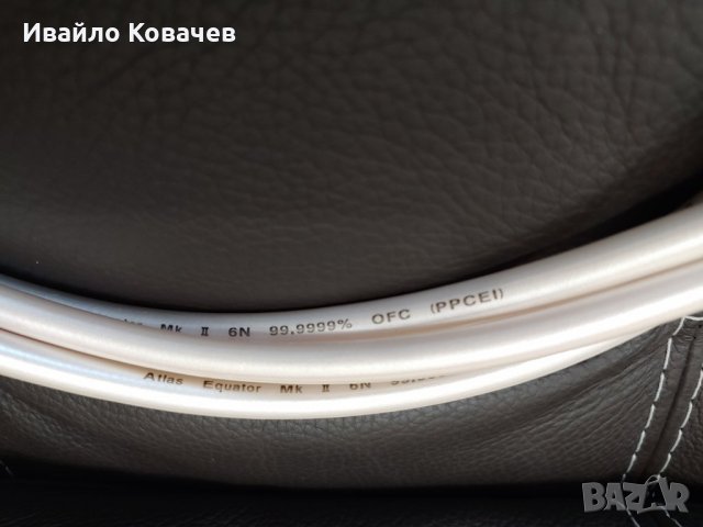 Atlas Equator Achromatic MK II, WhatHiFi 5*, кабел/интерконект, 2х1м. , RCA to RCA, Като Нов, снимка 2 - Аудиосистеми - 35923756