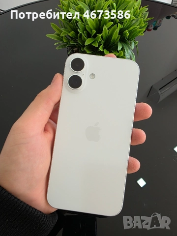 Най-ниска цена! iPhone 16 Plus 128GB White – отключен, гаранция до 25.12.2025, снимка 2 - Apple iPhone - 52907137