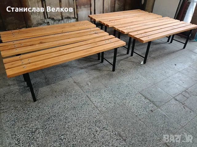 Пейка без облегалка., снимка 3 - Градински мебели, декорация  - 55971664