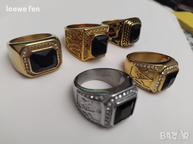 Мъжки пръстени пръстен !, снимка 6 - Пръстени - 52554265