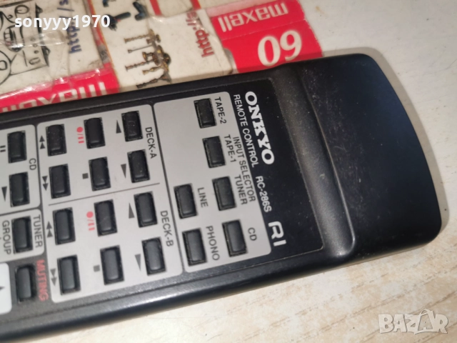 ONKYO R1 RC-286S AUDIO REMOTE-ВНОС SWISS 2612251021, снимка 9 - Ресийвъри, усилватели, смесителни пултове - 52902226