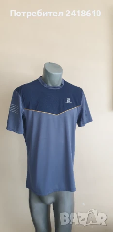 Salomom AdvancedSkin ActiveDRY Stretch   Mens Size M /L  ОРИГИНАЛ! Мъжка Тениска!, снимка 4 - Тениски - 51297619