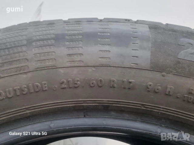 2бр летни гуми 215/60/17 CONTINENTAL L03705 , снимка 4 - Гуми и джанти - 51461738