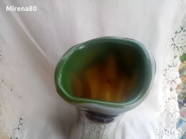 Винтидж ваза - 32 см, снимка 4 - Вази - 49963946