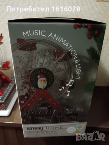 Коледно Виенско колело с 8 мелодии и LED светлини., снимка 4 - Декорация за дома - 42477804