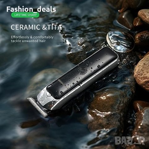 Нов тример BarberBoss Неръждаемо Острие Презареждаща Батерия мъже бръснене, снимка 5 - Електрически самобръсначки - 42553013