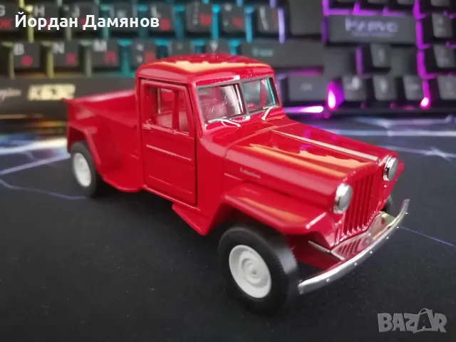 Джип Уилис '47 в мащаб 1:34, снимка 4 - Колекции - 48546643