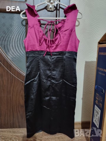 Сатенена рокля М LUCY-50лв.НОВА, снимка 6 - Рокли - 39533046