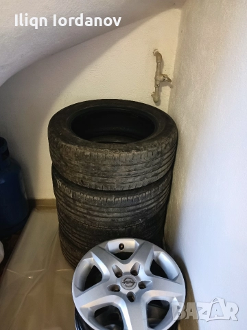 Джанти Опел Зафира Б 16ки с летни гуми към тях за Варна и региона., снимка 2 - Гуми и джанти - 52895954