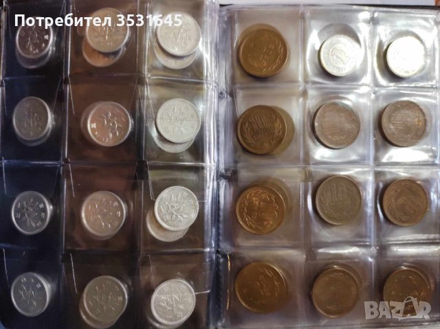 Голяма колекция от японски монети
