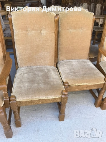 Комплект от 6 трапезни стола , снимка 6 - Столове - 53866207