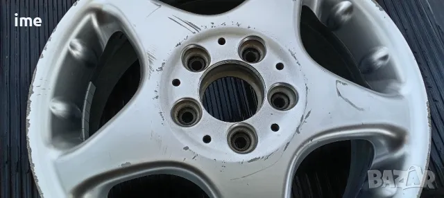 1бр лята джанта 6.5J16 ЕТ56. 5x112. Свалена от Mercedes A класа. Номер OEM 1684010902., снимка 10 - Гуми и джанти - 49910408