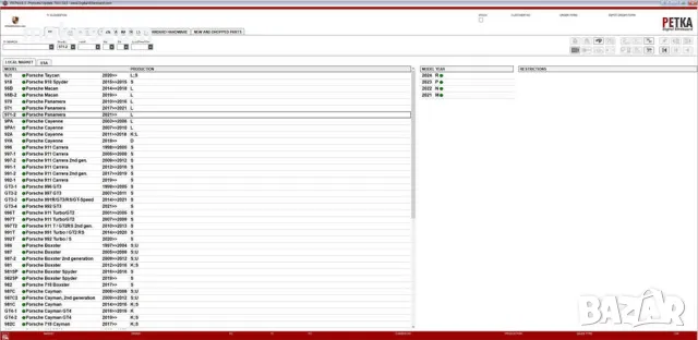 2024 ETKA PETKA 8.5 8.6 Софтуер за търсене на резервни части за Audi Porsche VW Seat Skoda, снимка 3 - Аксесоари и консумативи - 49575347